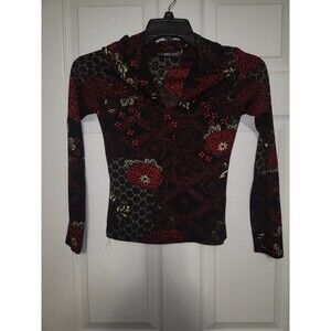 Y2K Wet Seal Size Small Womens Top Floral Design